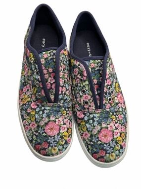 Easy Spirit Canvas Floral Print Sneakers